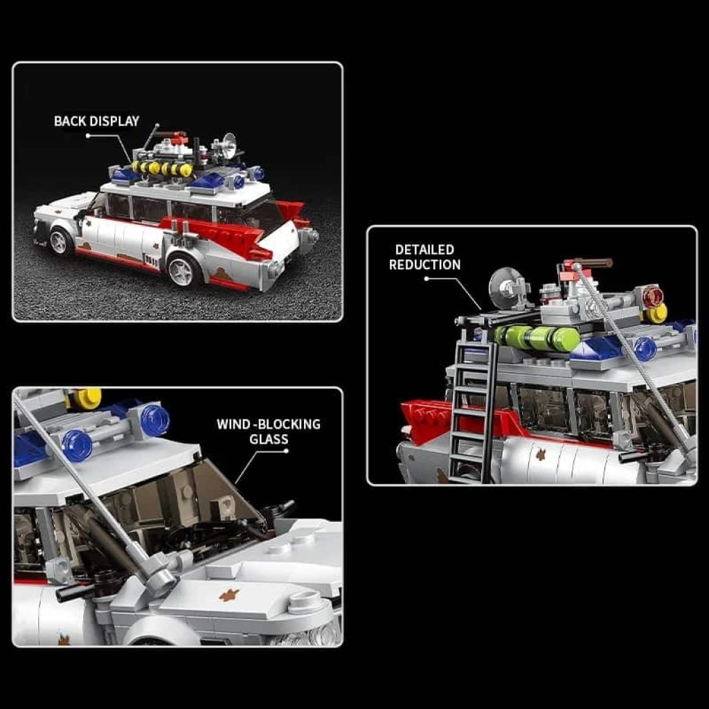 Lego Ghostbusters 21108​, Bloques de construcción de modelo de coche de tecnología MOC, mini película fantasma