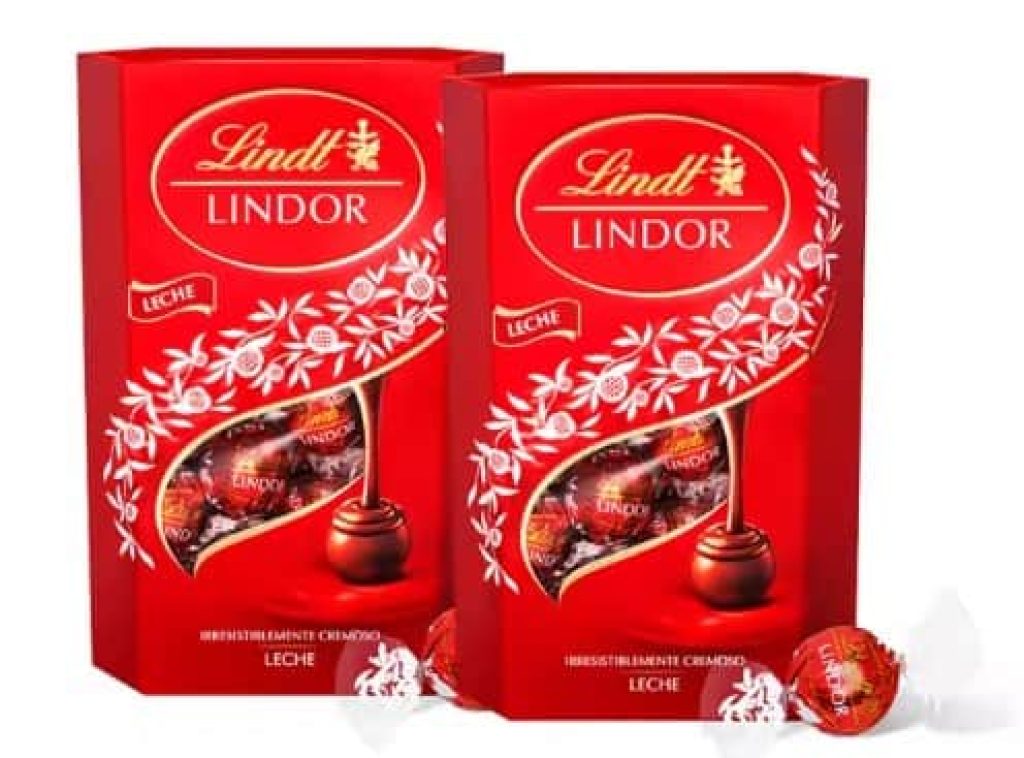 Bombones Lindor Cornet Chocolate con Leche - 337g | Cremosos Bombones de Chocolate con Leche con un Relleno Sedoso - Pack de 2 Unidades
