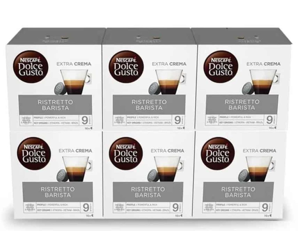 Café Ristretto Barista 6 cajas Dolce Gusto