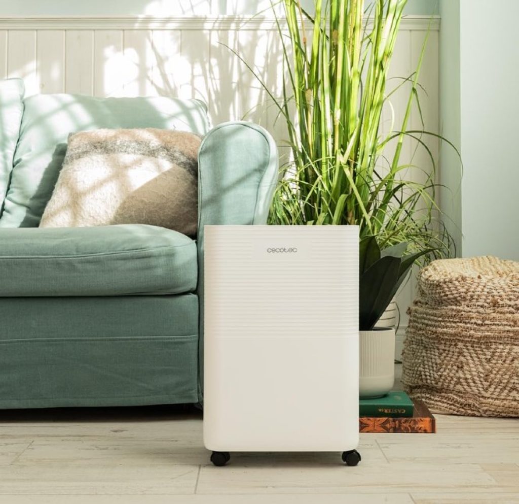 Cecotec Deshumidificador BigDry 8000 Expert Connected. 16 L/día, Depósito Extraíble 2L, Control por Wifi, 30m2