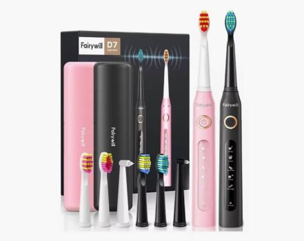 Cepillo de Dientes Eléctrico Sonido Fairywill USB Recargable