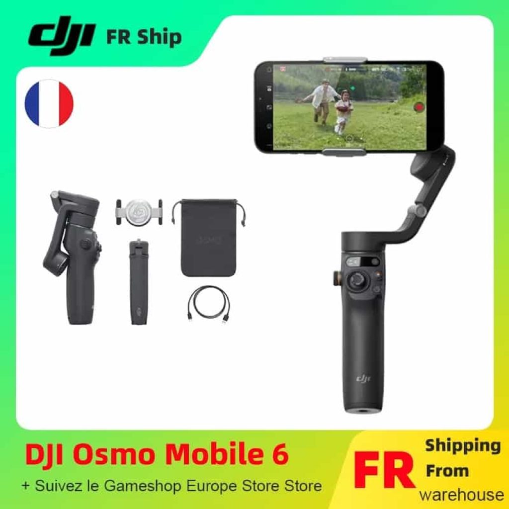 DJI-cardán de mano Osmo Mobile 6 OM 6, estabilizador de 3 ejes, ActiveTrack 5,0, varilla de extensión integrada, Original, nuevo, en stock