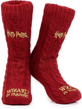 Harry Potter Calcetines Antideslizantes Mujer y Adolescente, Calcetines de Invierno