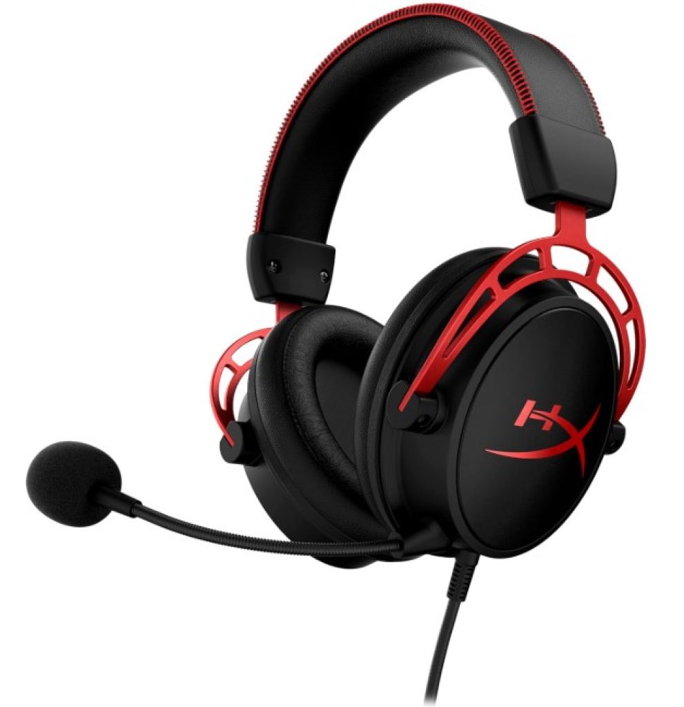 HyperX Cloud Alpha – Cascos de Gaming con cable trenzado extraíble