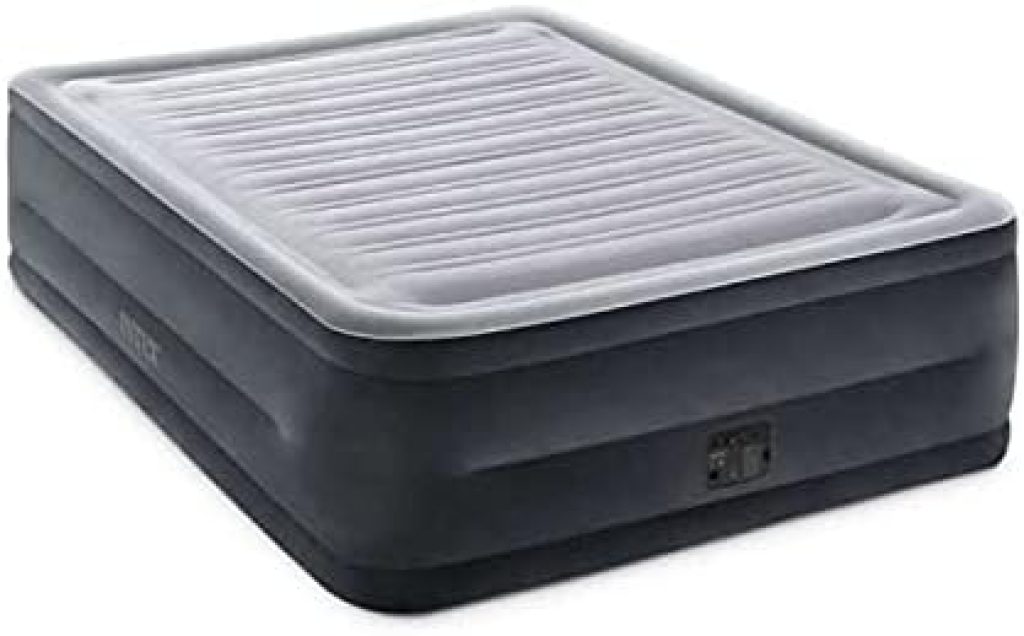 Intex 64418 Comfort-Plush High-Rise Colchón Hinchable Doble, 152x203x56 cm, Peso Máximo 272 kg
