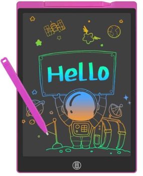 Juguetes Niños, Regalo Niña 2 3 4 5 6 7 8 años Tableta de Escritura de 12 Pulgadas, Pizarra Infantil,Juguetes Educativos del Niño del Cojín de dibujo para Cumpleaños