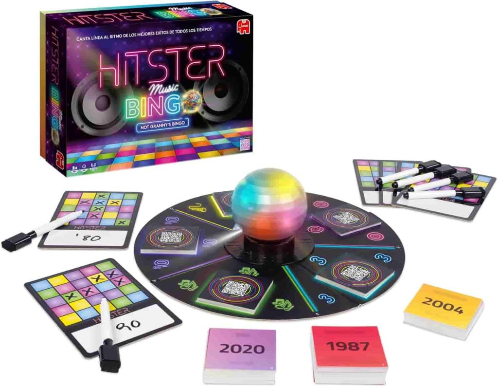 Jumbo - Hitster Bingo, Juego de Mesa para Fiestas a Partir de 16 años