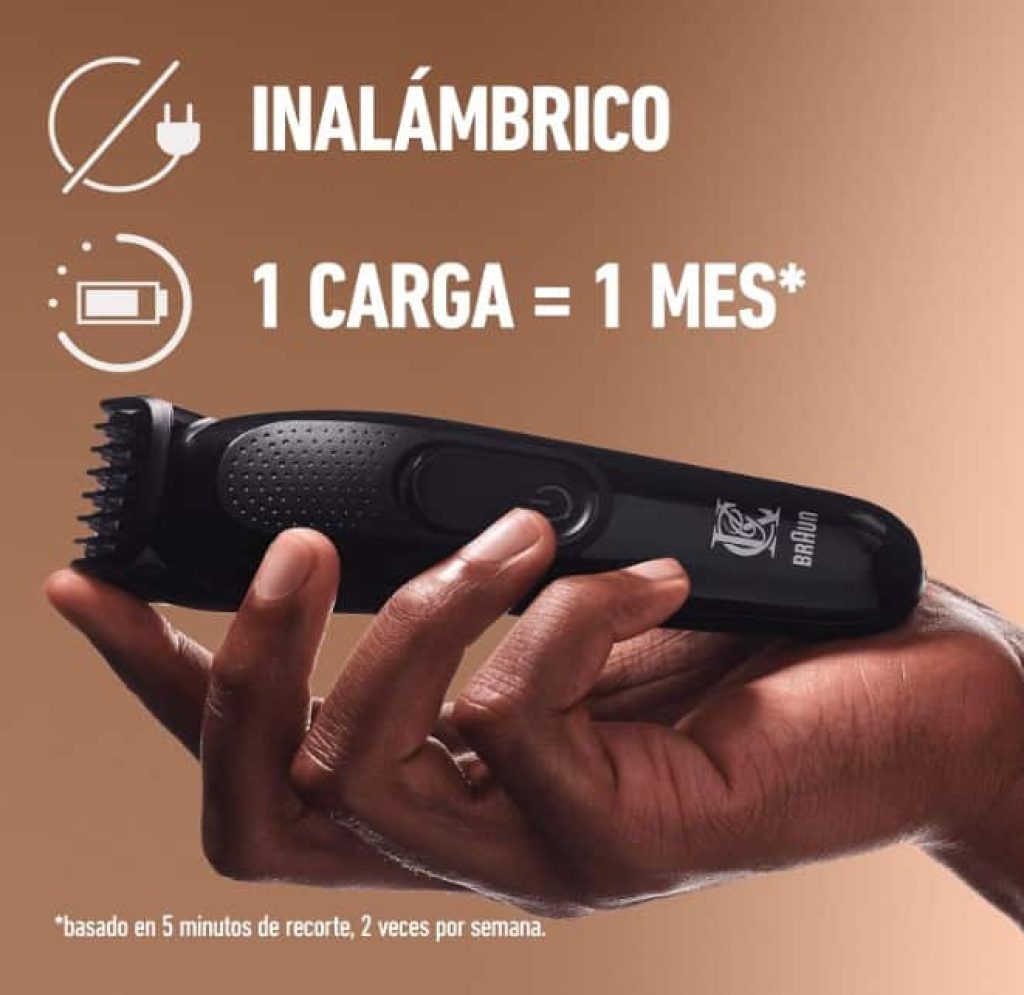 King C. Gillette Kit De Recortadora De Barba Inalámbrica Para Hombre