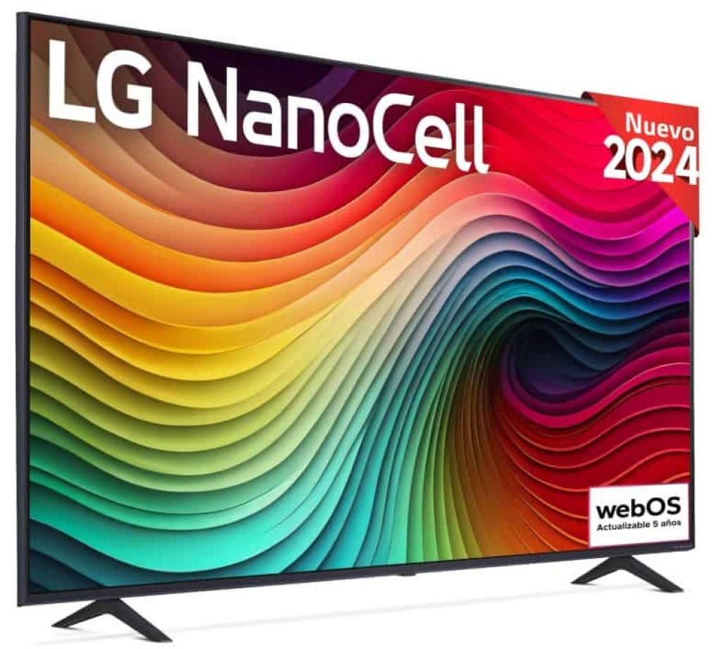LG 50NANO81T6A 50", 4K NANOCELL, Smart TV, HDR10, WebOS24, Serie 81, Procesador Potente e Inteligente, Gaming