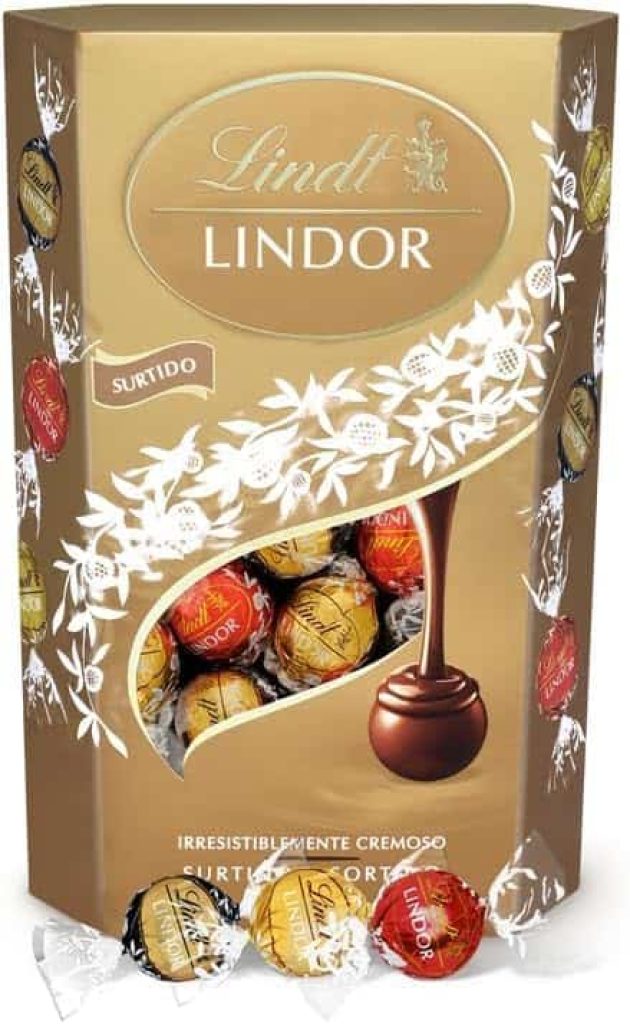 Lindt bombones LINDOR SURTIDO CORNET, 337g
