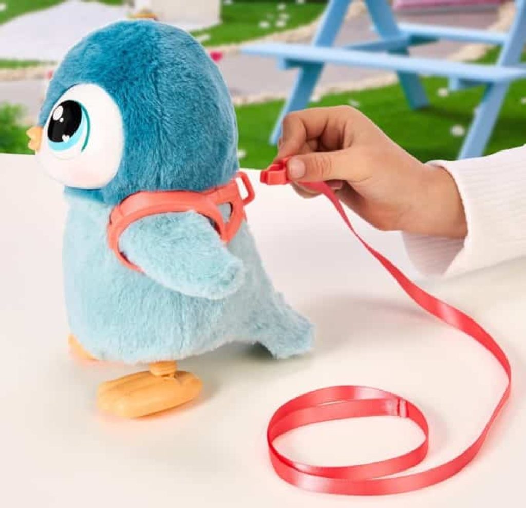 Little Live Pets - My Pet Penguin, Waddles el Pingüino Mascota de Juguete, 25 Sonidos y Reacciones, Muñeco de Felpa Interactivo, jueguetes para niños +4 años