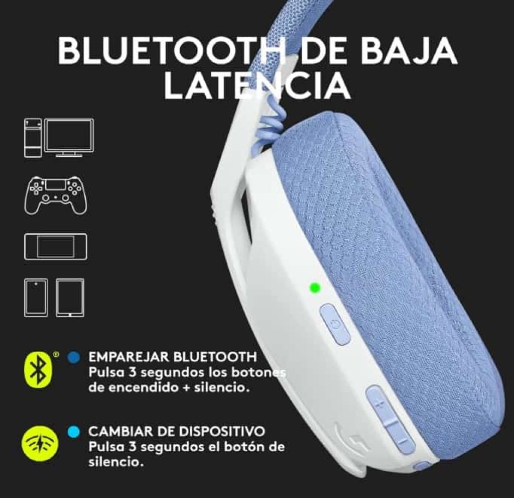 Logitech G435 Auriculares Inalámbricos LIGHTSPEED para Gaming