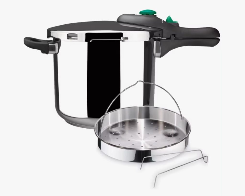 MAGEFESA ® Dynamic olla a presión Súper rápida + cestillo, fabricada en acero inoxidable