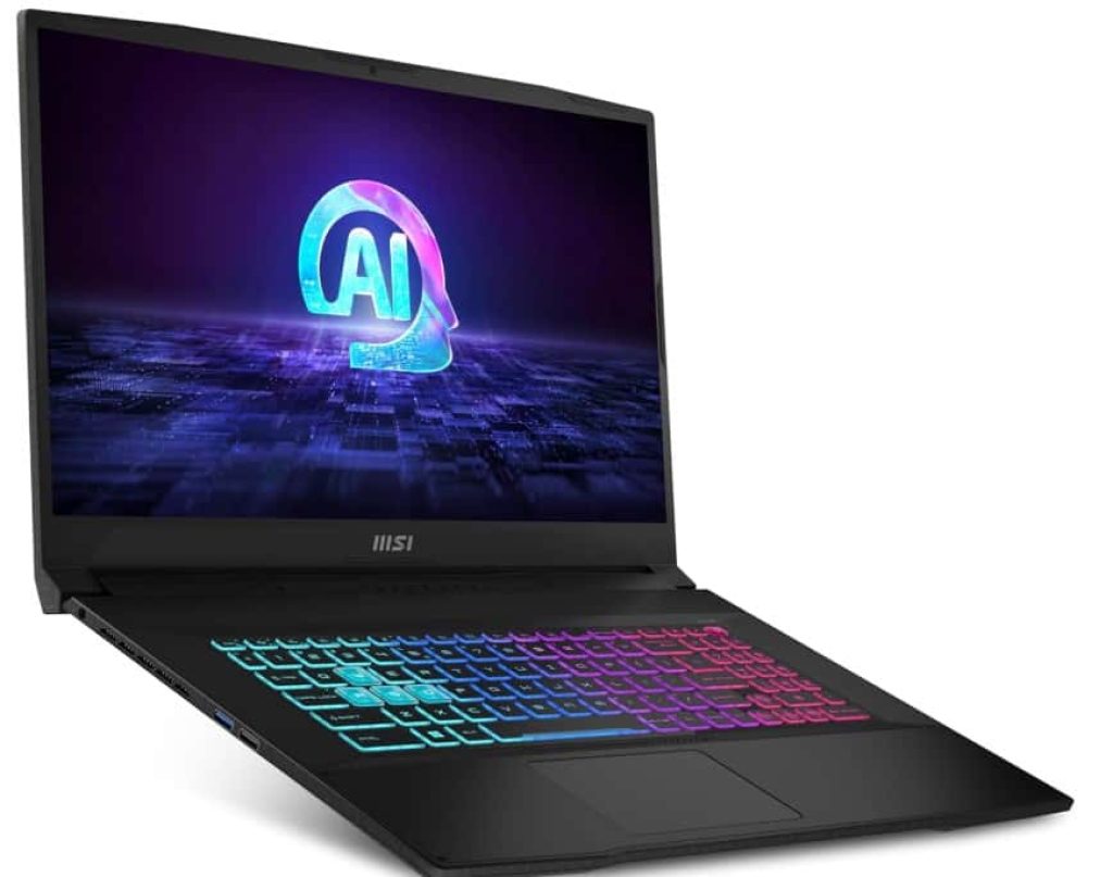 MSI Katana A17 AI B8VG-874XES - Ordenador portátil Gaming 17,3" QHD, 240Hz (AMD Ryzen 9 8945HS, 32GB RAM, 1TB SSD, RTX 4070, Free Dos)