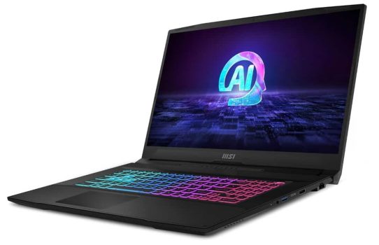 MSI Katana A17 AI B8VG-874XES - Ordenador portátil Gaming 17,3" QHD, 240Hz (AMD Ryzen 9 8945HS, 32GB RAM, 1TB SSD, RTX 4070, Free Dos)