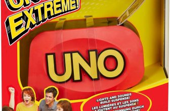 Mattel Games UNO Extreme - Juego de Cartas Familiar con Lanzador - Regalo para Niños de 7+ Años y Adultos, GXY75