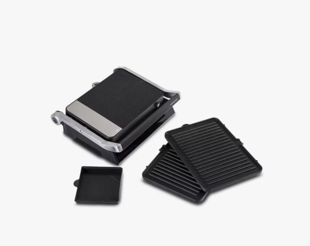 Mellerware - Parrilla Eléctrica Digital 2000W, Antiadherente, 29×46cm. Grill sin PFOA, Modelo Hotty