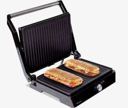 Mellerware - Parrilla Eléctrica Hotty!2200W| Revestimiento Antiadherente, Libre PFOA