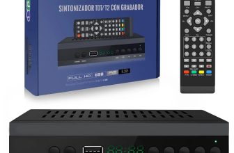 MicroData TDT HD TV receptor España，H.265，Decodificador TDT HD 2024 Nuevo，DVB-T2，Sintonizador TDT HD,Receptor TDT HD