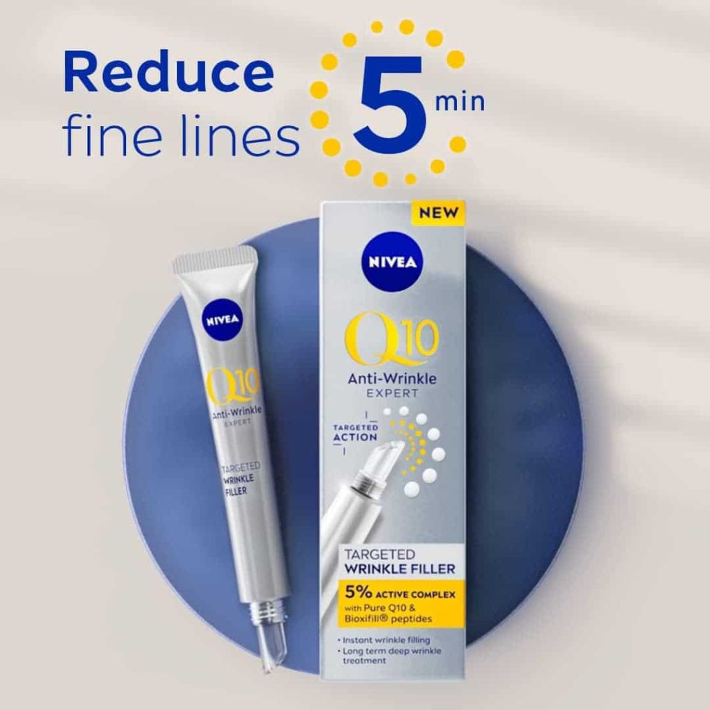 NIVEA Pack Rutina Antiedad Q10 Antiarrugas Power 4 semanas, set de cremas reafirmantes, caja de regalo con crema de día con FP15 (1 x 50 ml) y sérum tratamiento concentrado (1 x 15 ml)