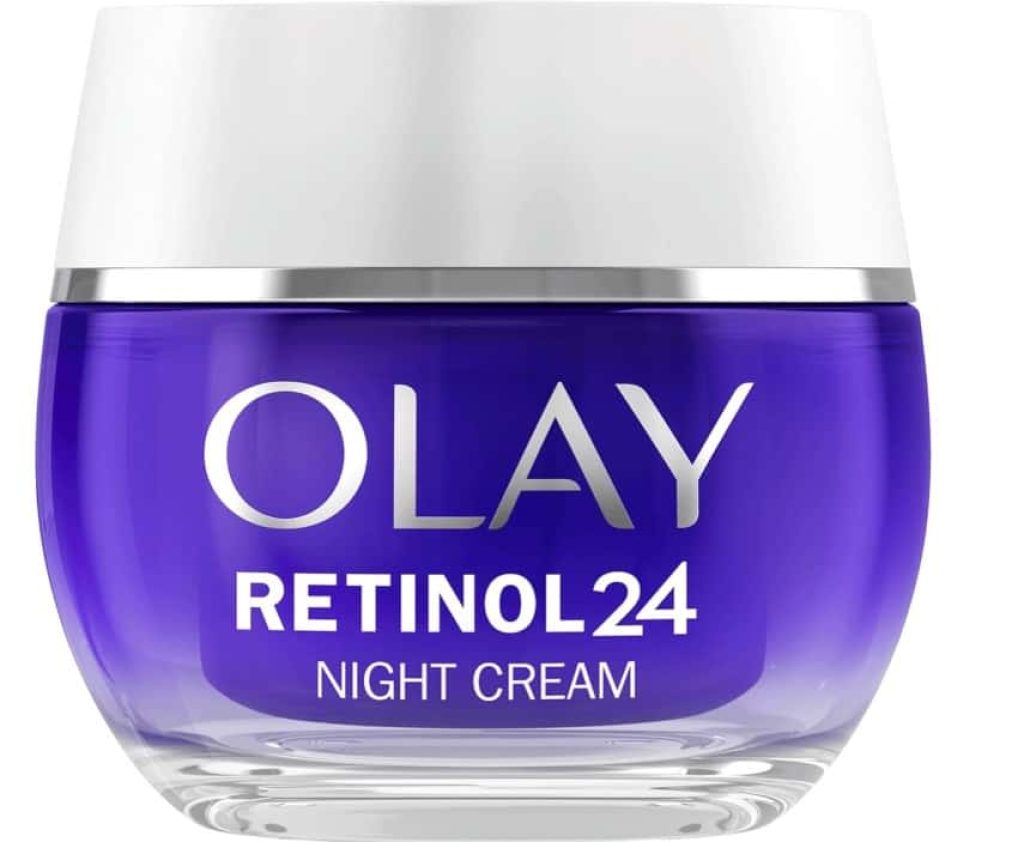 Olay Retinol 24 Crema de Noche Hidratante Facial, con Vitamina E Antioxidante