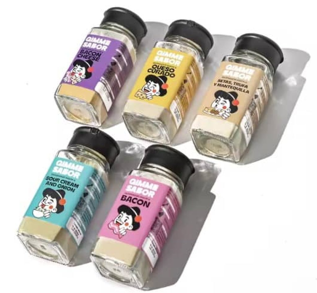 PACK DE BÁSICOS Gimme Sabor - Bacon, Sour Cream, Trufa, Queso Curado y Bacon con Queso