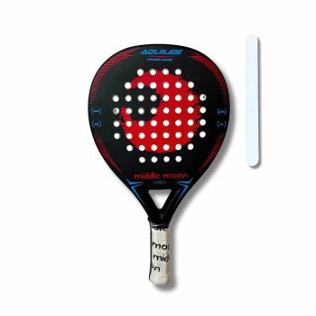 Pala de pádel Middle Moon AQUILES Power Game + Protector Transparente