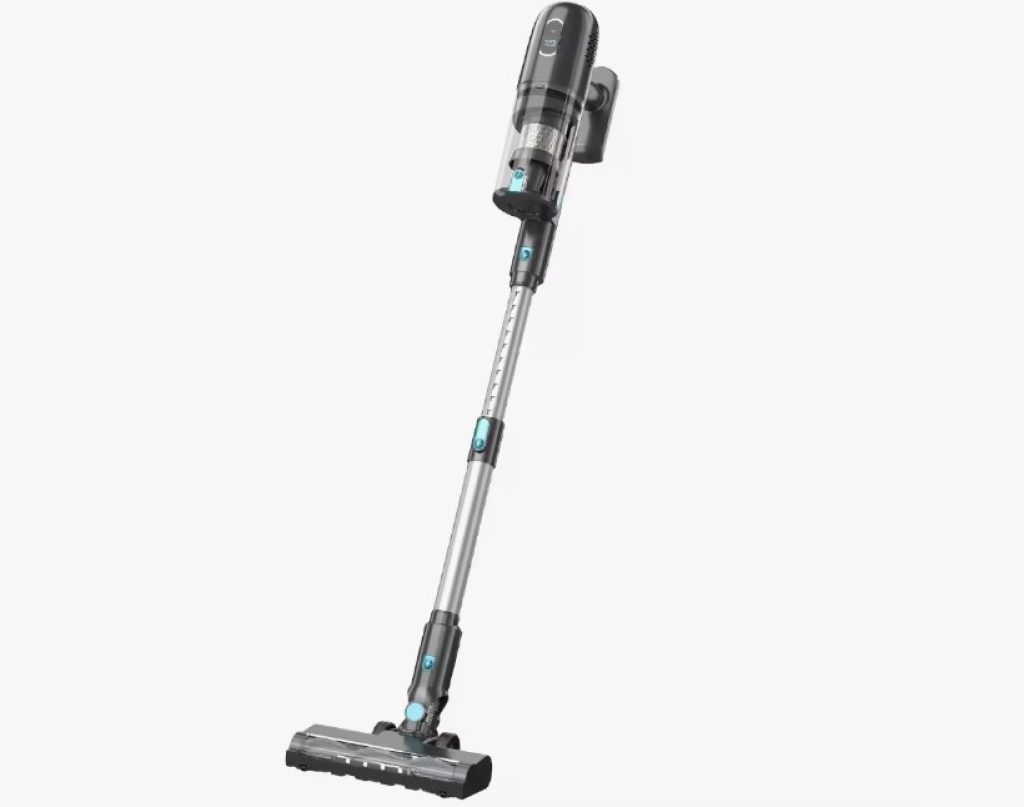 PrettyCare-aspiradora inalámbrica P1 Pro, 30kPa, potente aspirador de palo con Motor sin escobillas, pantalla táctil LED, 45 minutos