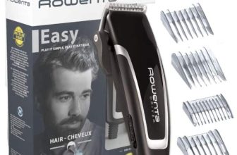 Rowenta Driver - Cortapelos con cable con cuchillas de acero inoxidable y 20 longitudes de corte de alto rendimiento con peine fijo TN1603