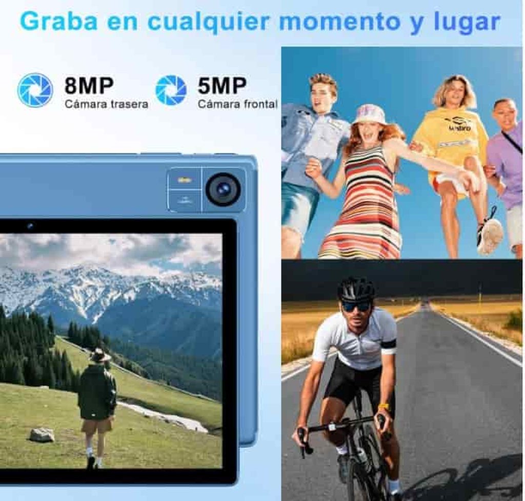 SUAAT Tablet 2025 Newest Android 14 Tableta 10 Pulgadas 22GB RAM+128GB