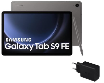 Samsung Galaxy Tab S9 FE - Tablet + Cargador, 128 GB, Wifi, S Pen incluido