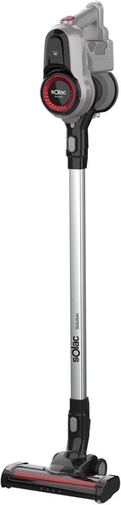 Solac Solution AE2545 - Aspirador versátil, escoba, mano y lanza rincones, depósito 650 ml, filtro HEPA, autonomía 45 min