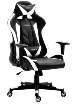 T-LOVENDO.ES Silla Tipo Gaming Racer X Ergonómica Racing Sillón Gamer Profesional
