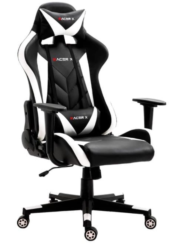 T-LOVENDO.ES Silla Tipo Gaming Racer X Ergonómica Racing Sillón Gamer Profesional