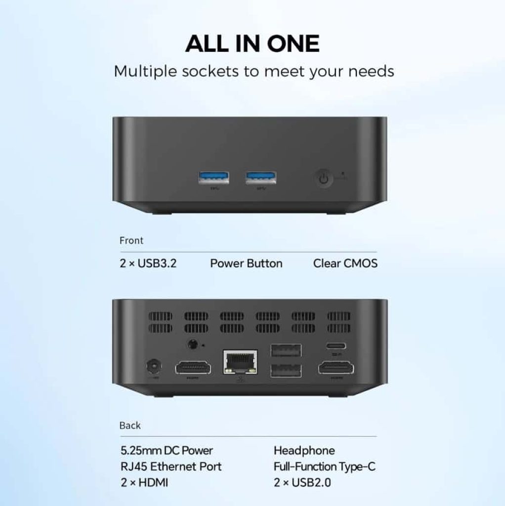 Teclast N20 Pro Mini PC, Intel N95, 8GB+256GB