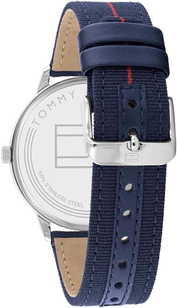 Tommy Hilfiger Reloj Analógico de Cuarzo para Hombre con Correa en Nailon Azul Marino - 1791844