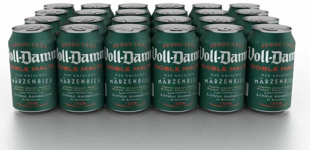 Voll-Damm | Cerveza Doble Malta | Toque Cítrico y Afrutado | Sabor Suave | Espuma Consistente | Paquete 24 x 330 ml | Total 7920 ml