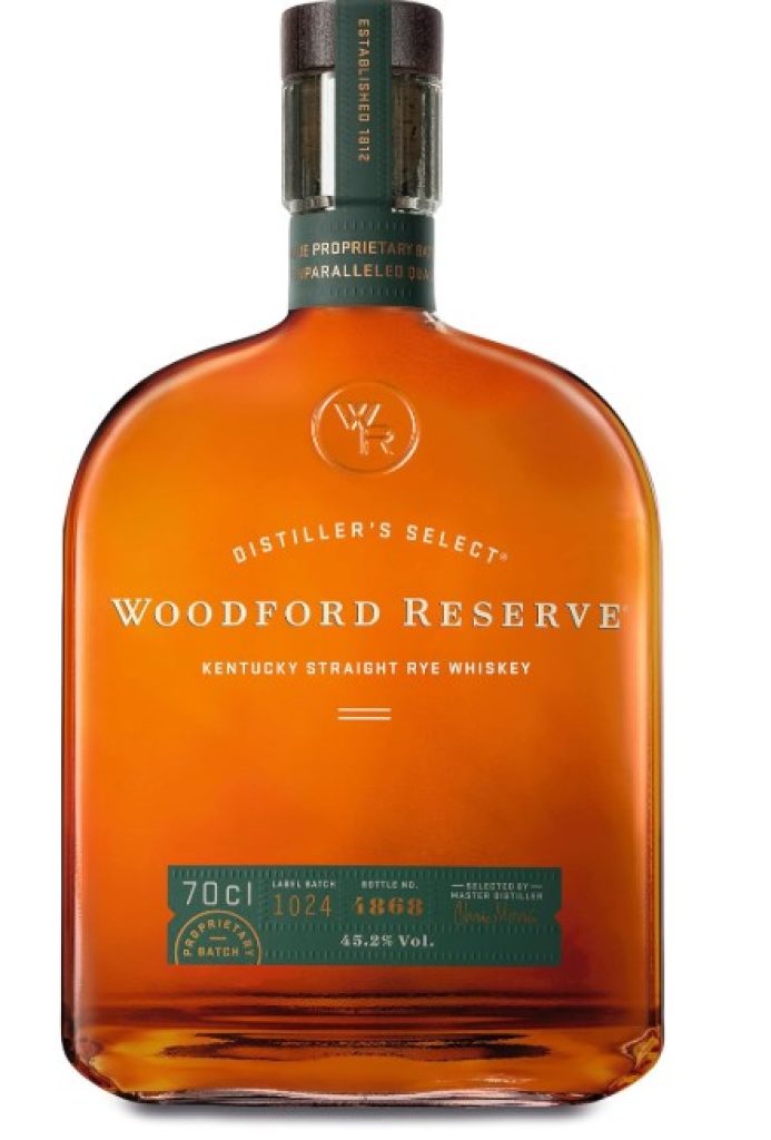 Woodford Reserve Whisky Bourbon RYE, Especiado Dulce, 45,2% Vol. de Alcohol, 700 ml