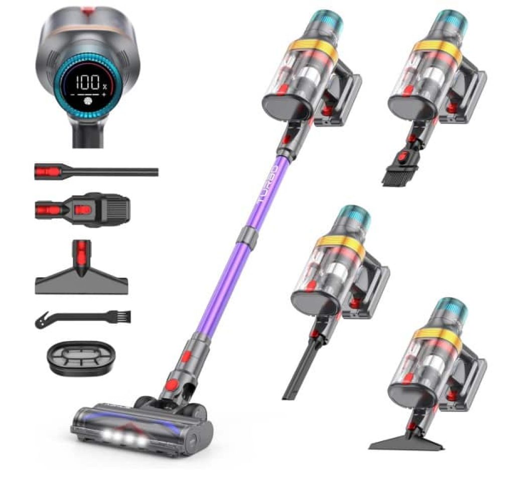 aonus A9 MAX Aspiradora sin Cable,48Kpa/600W Aspiradora Escoba Sin Cable Potente, Separación de Polvo de 1.8L con Doble Taza Mejorada, 70 Minutos de Larga Duración, Adecuada para Pisos/Alfombras/Pelo