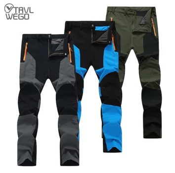 pantalones para senderismo y acampada para hombre, pantalones Anti-UV de secado rápido resistentes al desgaste, pantalones elásticos impermeables 5XL para escalar y senderismo, pantalones de verano