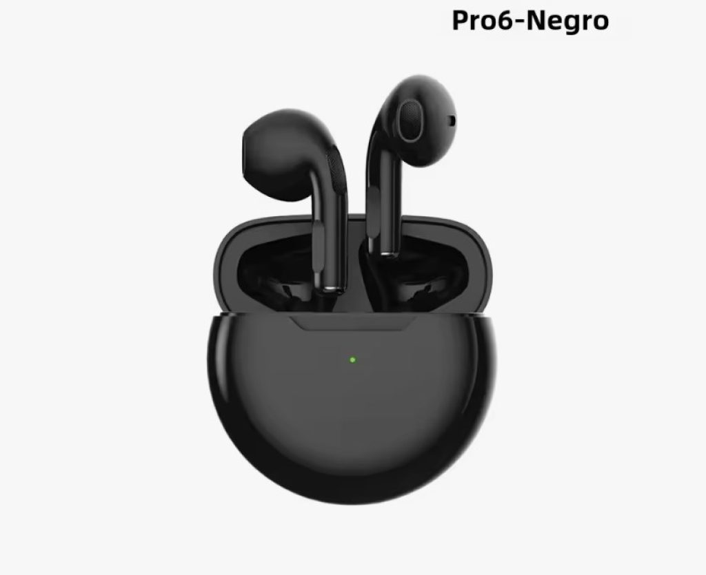 Pro 6 TWS Auriculares Inalámbricos Bluetooth Estéreo Deportivos Mini Para Xiaomi Android Con Micrófono Impermeables Y Memoria