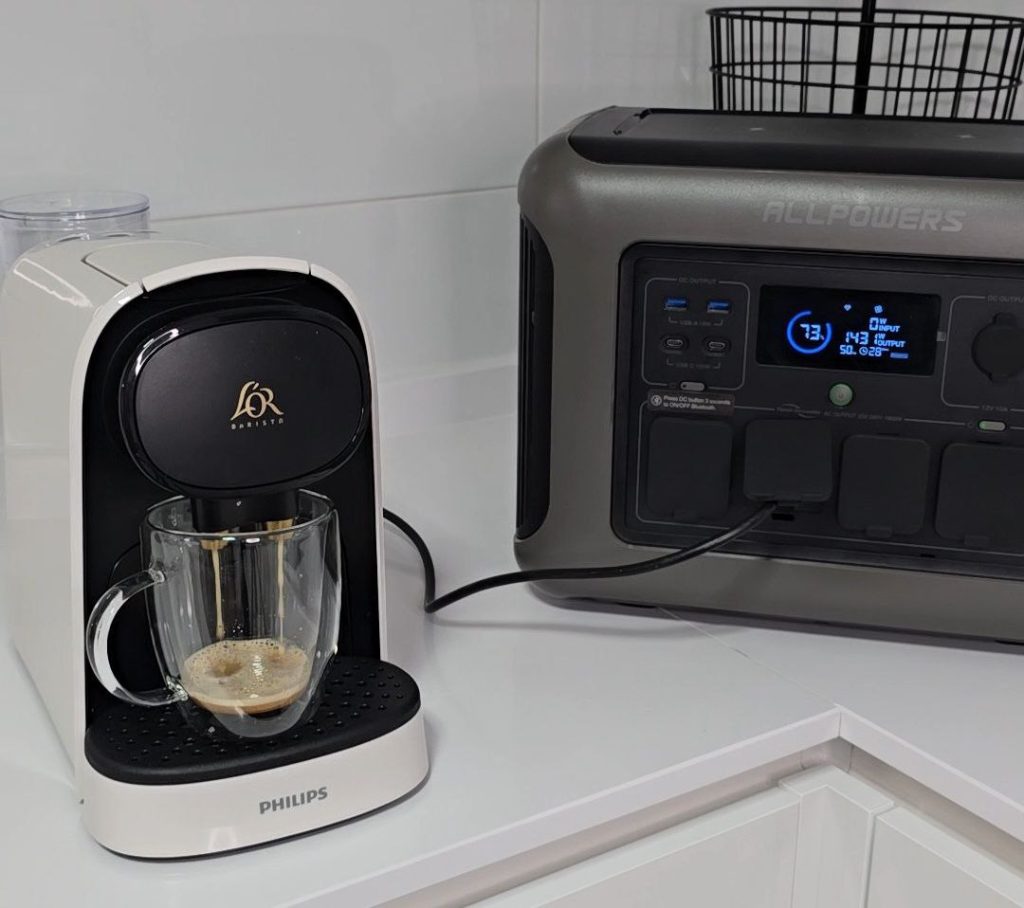 allpowers con cafetera nespresso