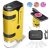 100x-250x Mini Microscopio de Bolsillo para Niños Adultos, Microscopio de Mano Protable con 5 Portaobjetos, Adaptador de Teléfono, Kit de Portátil Miniscope para Niños Adultos Laboratorio, Amarillo