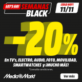 20% de descuento en Mediamarkt en TV, Electro, Audio Foto y mucho más!!