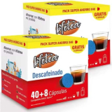 2 Cajas de Descafeinado Dolce gusto compatible marca Kfetea 96 cápsulas, Formato Super Ahorro
