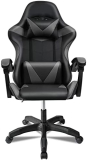 T-LoVendo – Silla Gaming Ergonómica – Cojín Lumbar y Cervical, Regulable en Altura y reclinable
