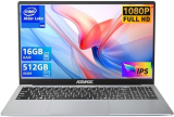 El Ordenador Portátil con 16GB RAM, 512GB SSD es el que necesitas para jugar y trabajar, por menos de 300 euros