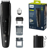 Philips Recortadora de Barba Serie 5000 – BT5515/75 con peines-guía, 40 posiciones y a precio muy rebajado