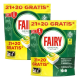 Fairy Original Todo En Uno – Pack de 2 Bolsas de 41 Cápsulas para Lavavajillas (82 Cápsulas)