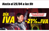 Mejores ofertas del Dia sin IVA de Mediamarkt